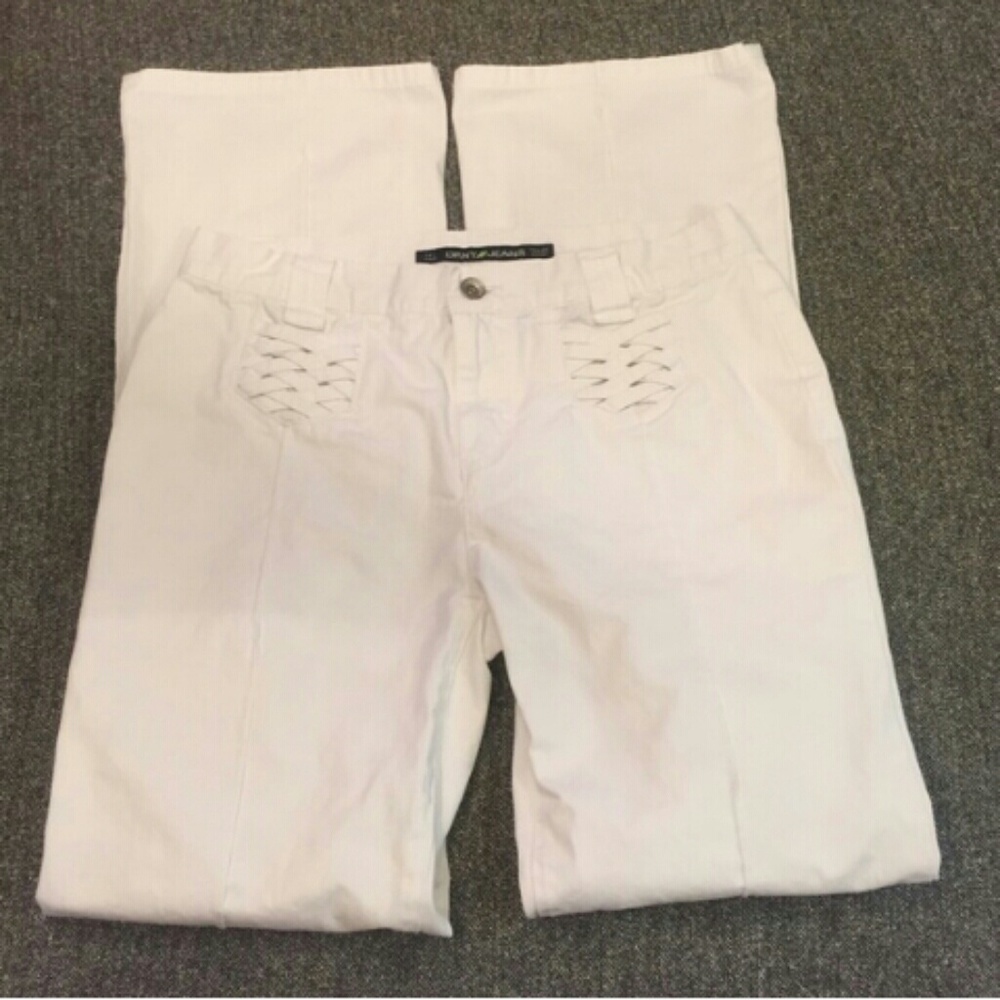 DKNY white pants